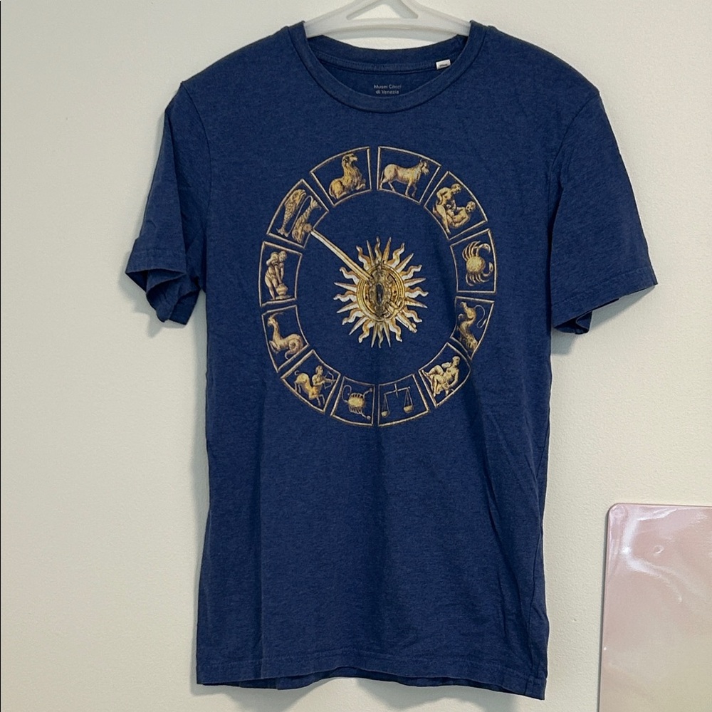 Blue Zodiac Graphic T-Shirt XS